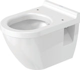 Duravit Starck 3 WC-Set wandhängend, weiß Hochglanz, Tiefspüler, mit WC-Sitz und Absenkautomatik