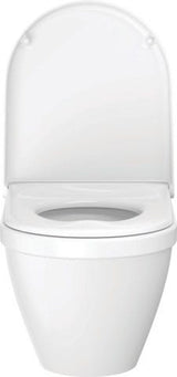 Duravit Starck 3 WC-Set wandhängend, weiß Hochglanz, Tiefspüler, mit WC-Sitz und Absenkautomatik