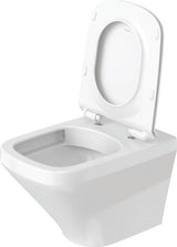 DU WC-Sitz DuraStyle mit SoftClose Scharniere edelstahl, weiß
