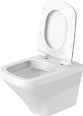 DU WWC-Set DuraStyle, rimless, Durafix TS,weiß, inkl.WC-Sitz m.Absenkautomatik