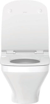 DU WC-Sitz DuraStyle mit SoftClose Scharniere edelstahl, weiß