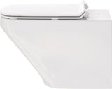 DU WWC-Set DuraStyle, rimless, Durafix TS,weiß, inkl.WC-Sitz m.Absenkautomatik