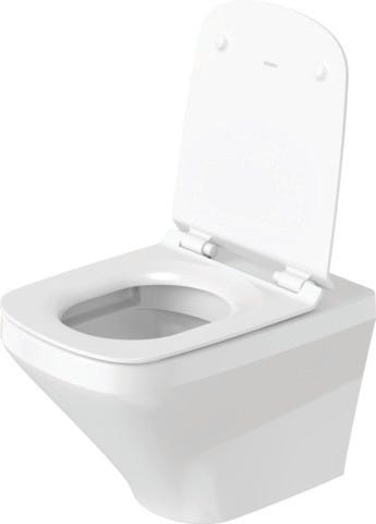 DU WC-Sitz DuraStyle mit SoftClose Scharniere edelstahl, weiß
