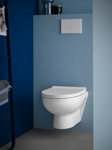 DU WWC-Set Duravit No.1, TS rimless weiß, inkl.WC-Sitz m.Absenkautomatik