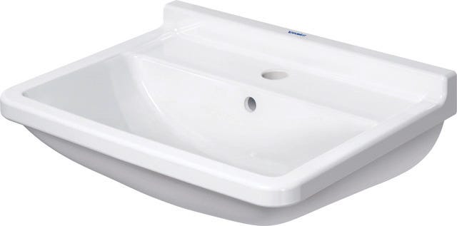 DU Waschtisch Starck 3 mit ÜL, mit HLB, 1 HL, weiß