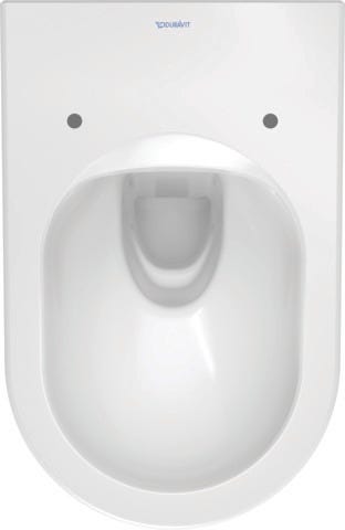 DU Wand-WC ME by Starck 570 mm Tiefspüler, rimless, Durafix, weiß