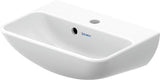 DU Handwaschbecken ME by Starck 450 mm mit ÜL, mit HLB, 1 HL, weiß