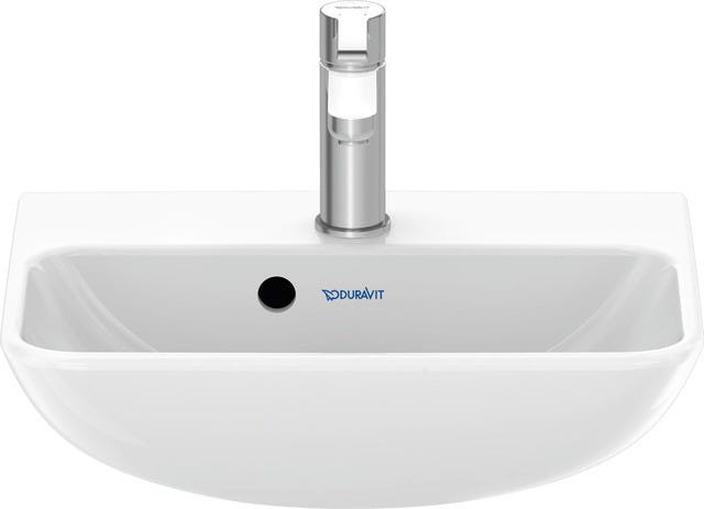 DU Handwaschbecken ME by Starck 450 mm mit ÜL, mit HLB, 1 HL, weiß