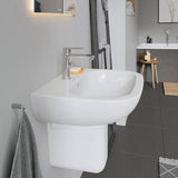 Duravit D-Code Waschtisch, weiß, Keramik, hängend, 1 Waschplatz, mit Überlauf