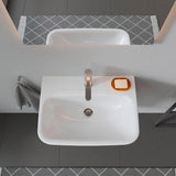 Duravit DuraStyle Waschtisch, weiß, rechteckig, 1 Waschplatz, hängende Montage, mit Überlauf