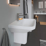 Duravit DuraStyle Waschtisch, weiß, rechteckig, 1 Waschplatz, hängende Montage, mit Überlauf