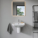 Duravit DuraStyle Waschtisch, weiß, rechteckig, 1 Waschplatz, hängende Montage, mit Überlauf