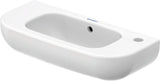 Duravit D-Code Handwaschbecken, weiß, Rechteckig, 1 Waschplatz, mit Überlauf, 500 mm, hängend
