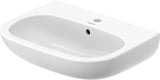 Duravit D-Code Waschtisch, weiß, Keramik, hängend, 1 Waschplatz, mit Überlauf