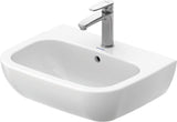 Duravit D-Code Waschtisch, weiß, Keramik, hängend, 1 Waschplatz, mit Überlauf