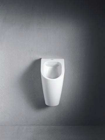 DU Urinal ME by Starck, Zulauf v.hinten rimless, ohne Fliege, weiß
