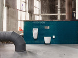 DU Urinal ME by Starck, Zulauf v.hinten rimless, ohne Fliege, weiß