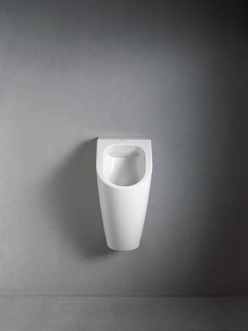 DU Urinal ME by Starck, Zulauf v.hinten rimless, ohne Fliege, weiß