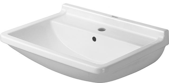 DU Waschtisch Starck 3 mit ÜL, mit HLB, 1 HL, weiß