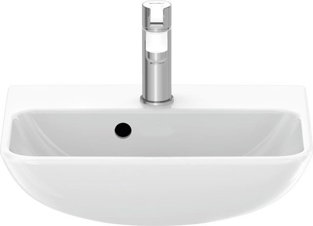 DU Handwaschbecken ME by Starck 450 mm mit ÜL, mit HLB, 1 HL, weiß