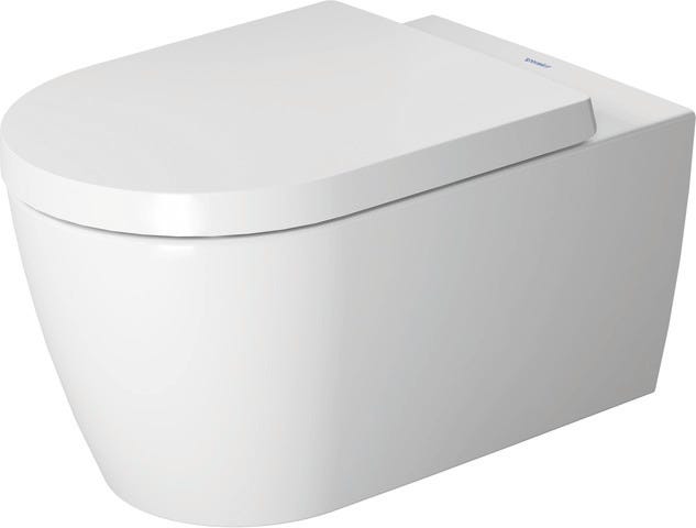 DU Wand-WC ME by Starck 570 mm Tiefspüler, rimless, Durafix, weiß