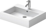 DU Waschtisch Vero mit Überlauf und Hahnlochblende, weiß