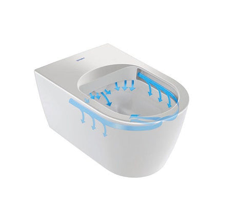 DU SEWA Starck f Plus WWC TS, Rimless Fön,Sitzh.,Fernbed.,Weiß,HYG