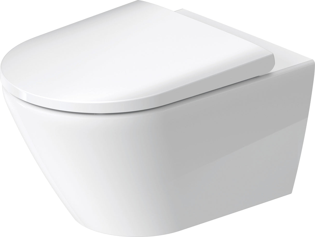 DU Wand-WC Set 540 mm D-Neo Weiß,TS rim.,WC-Sitz m.Absenkaut.,inkl.Durafix