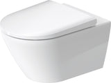DU Wand-WC Set 540 mm D-Neo Weiß,TS rim.,WC-Sitz m.Absenkaut.,inkl.Durafix