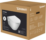 DU Wand-WC Set 540 mm D-Neo Weiß,TS rimless,WC-Sitz m.Absenkautomatik
