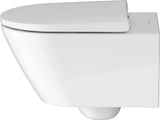 DU Wand-WC Set 540 mm D-Neo Weiß,TS rim.,WC-Sitz m.Absenkaut.,inkl.Durafix