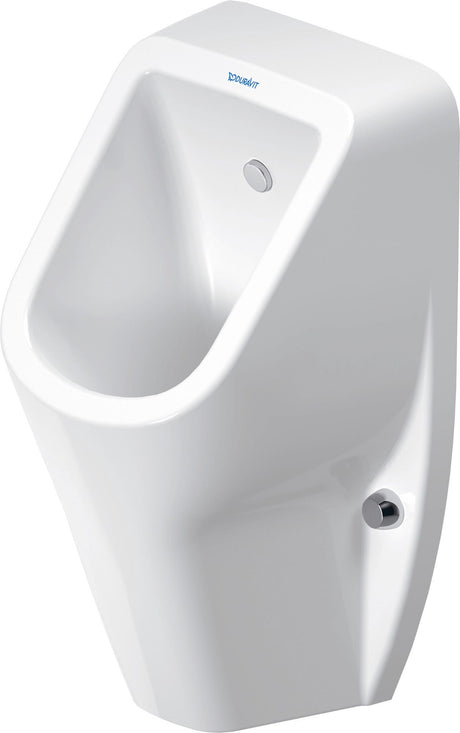 DU Urinal D-Code, Zulauf von hinten rimless, ohne Fliege, weiß