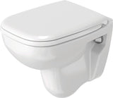 DU Wand-WC D-Code Compact 480 mm Tiefspüler, weiß