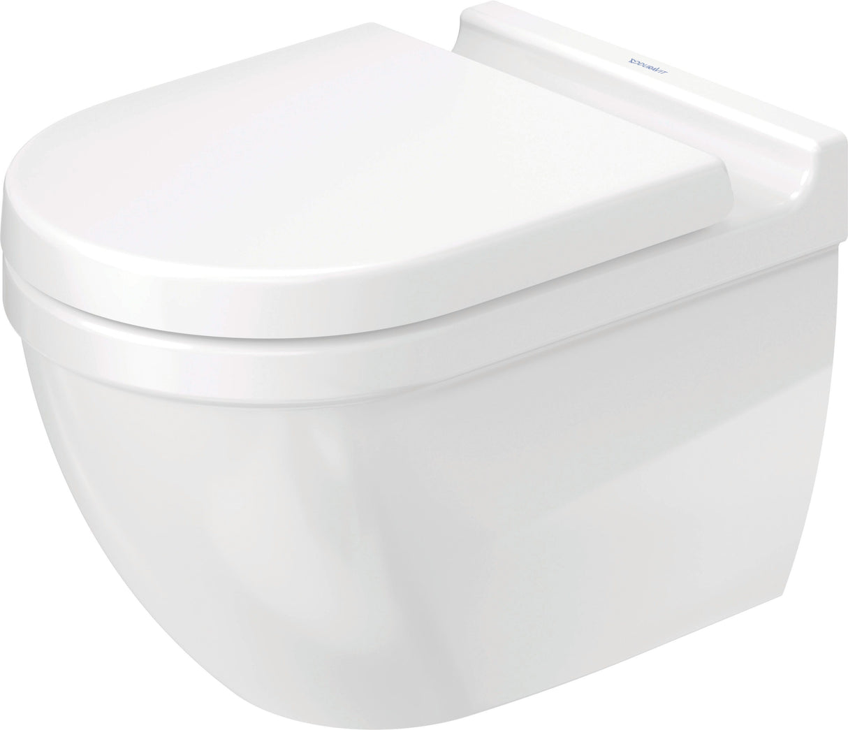 DU Wand-WC Starck 3 540 mm Tiefspüler, rimless, Durafix, weiß