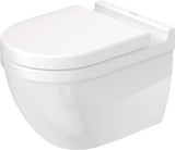 DU Wand-WC Starck 3 540 mm Tiefspüler, rimless, Durafix, weiß