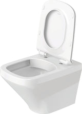 DU WWC-Set DuraStyle, rimless, Durafix TS,weiß, inkl.WC-Sitz m.Absenkautomatik