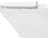 DU WC-Sitz DuraStyle mit SoftClose Scharniere edelstahl, weiß
