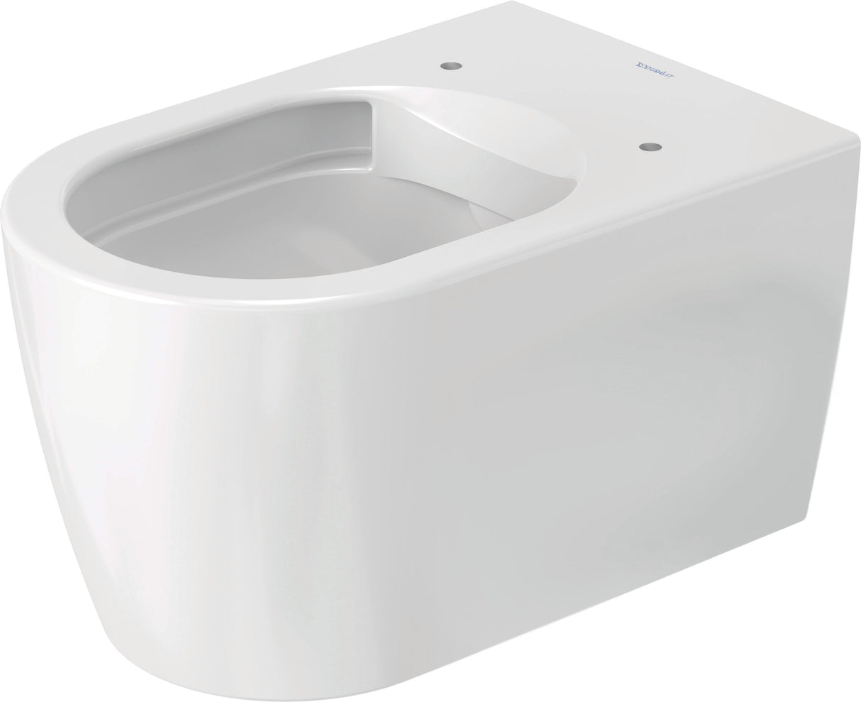 Duravit ME by Starck WC-Set wandhängend weiß Hochglanz, Tiefspüler, rimless, Abgang waagerecht, mit WC-Sitz und Absenkautomatik