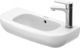 Duravit D-Code Handwaschbecken, weiß, Rechteckig, 1 Waschplatz, mit Überlauf, 500 mm, hängend