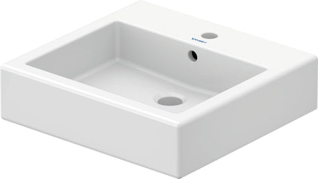 DU Waschtisch Vero mit Überlauf und Hahnlochblende, weiß