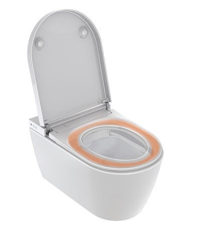 DU SEWA Starck f Plus WWC TS, Rimless Fön,Sitzh.,Fernbed.,Weiß,HYG