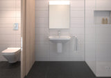 Duravit DuraStyle Waschtisch, weiß, rechteckig, 1 Waschplatz, hängende Montage, mit Überlauf
