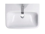 Duravit DuraStyle Waschtisch, weiß, rechteckig, 1 Waschplatz, hängende Montage, mit Überlauf