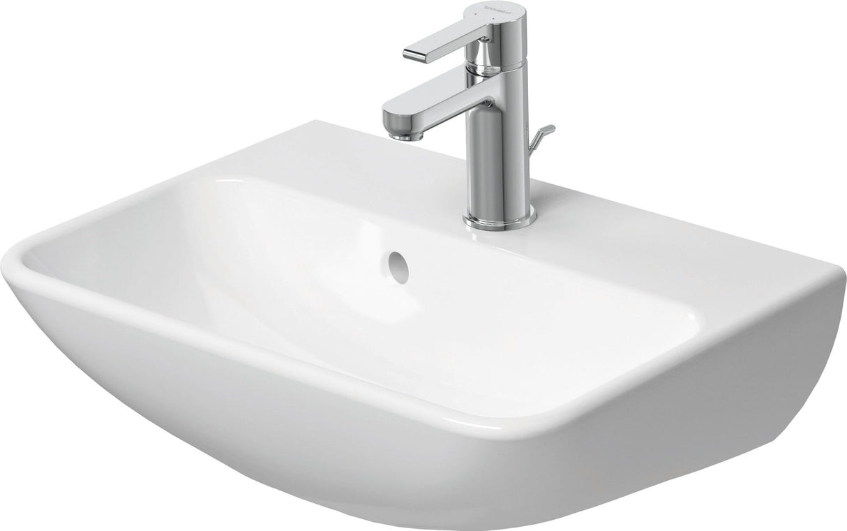 DU Handwaschbecken ME by Starck 450 mm mit ÜL, mit HLB, 1 HL, weiß