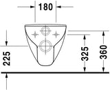 DU Wand-WC D-Code Vital 700 mm Tiefspüler, barrierefrei, weiß