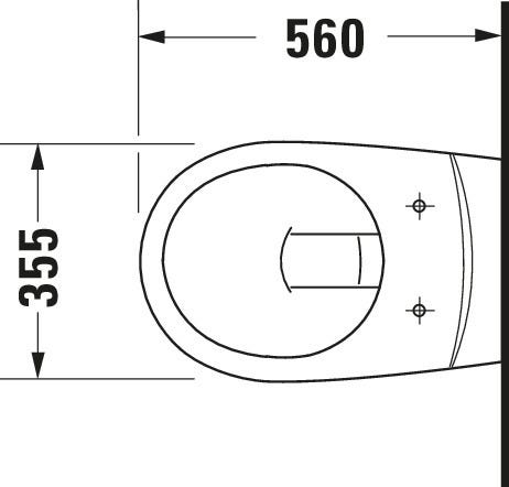 DU Wand-WC D-Code basic 560 mm Tiefspüler, weiß