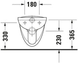 DU Wand-WC D-Code basic 560 mm Tiefspüler, weiß