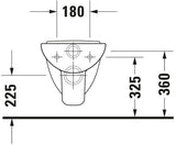 DU Wand-WC D-Code Compact 480 mm Tiefspüler, weiß