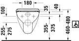 DU Wand-WC D-Code Vital 700 mm Tiefspüler, barrierefrei, weiß