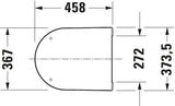DU Me by Starck WC-Sitz, m. Absenk., Weiß